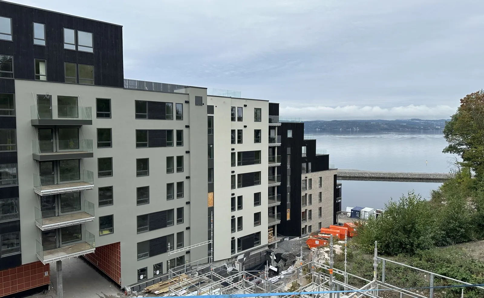 Spro Havn under oppføring